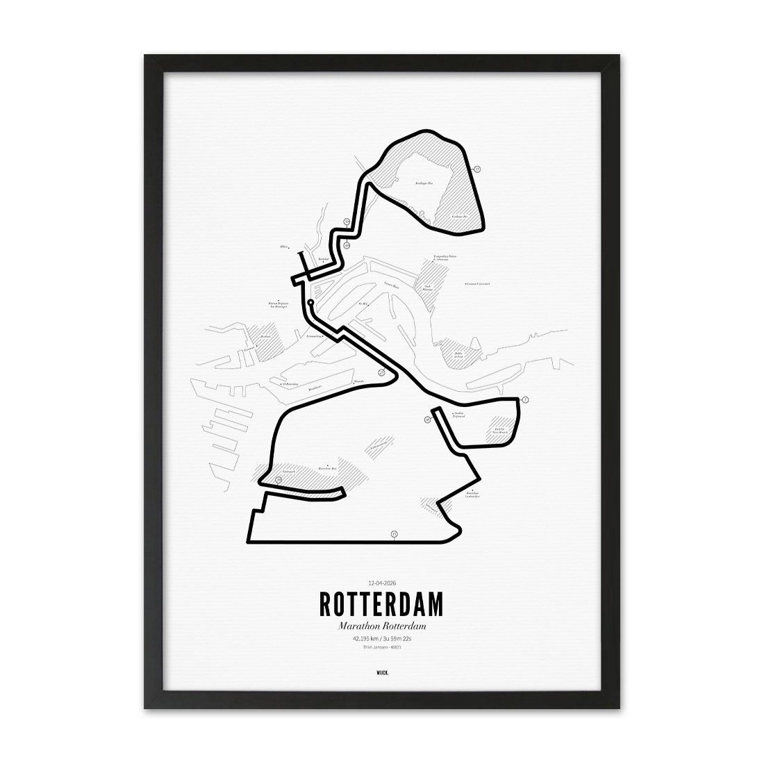 Poster of Marathon Rotterdam 2026 | WIJCK.